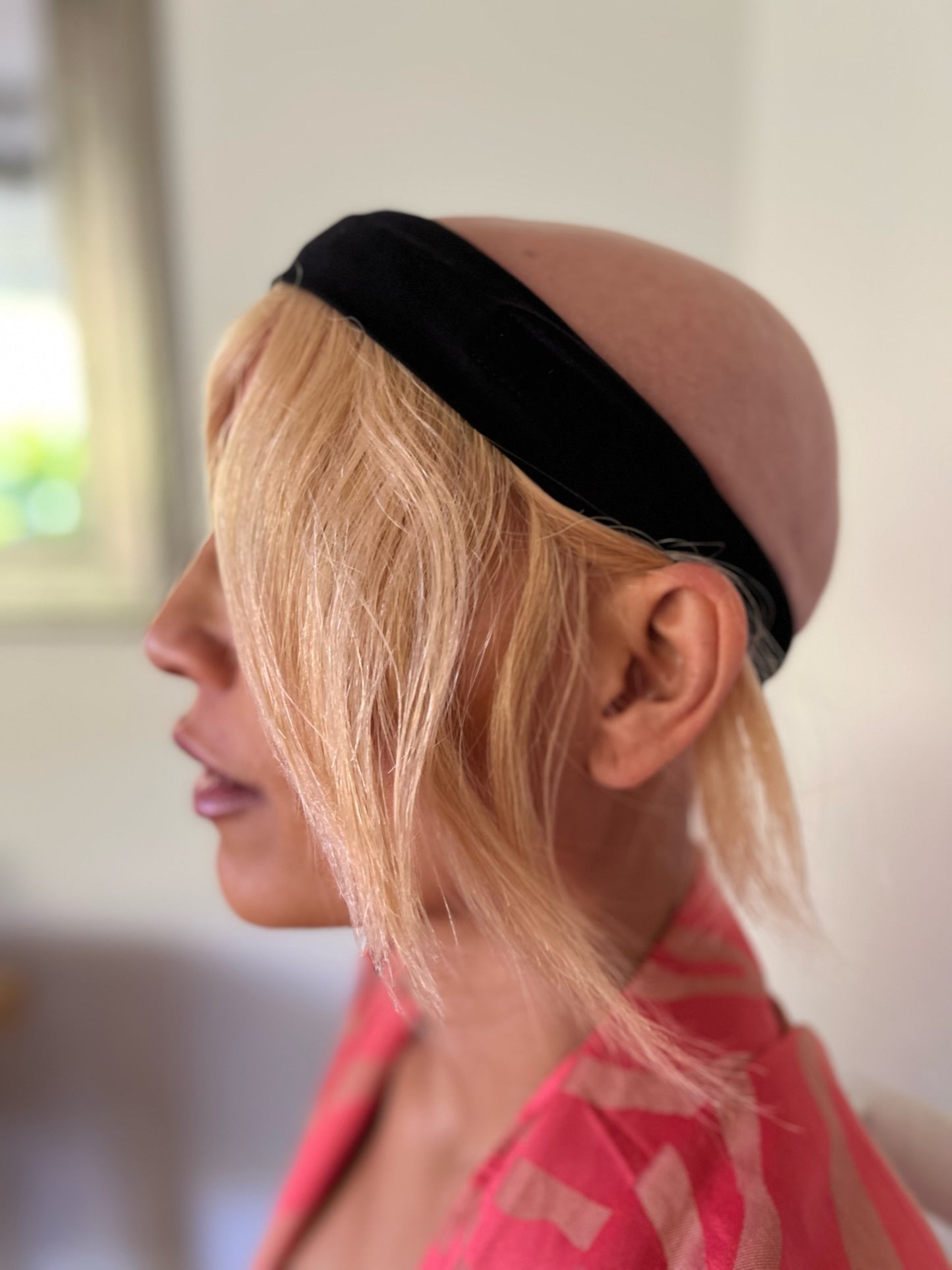 MID-LENGTH Human Hair Hat Wigs
