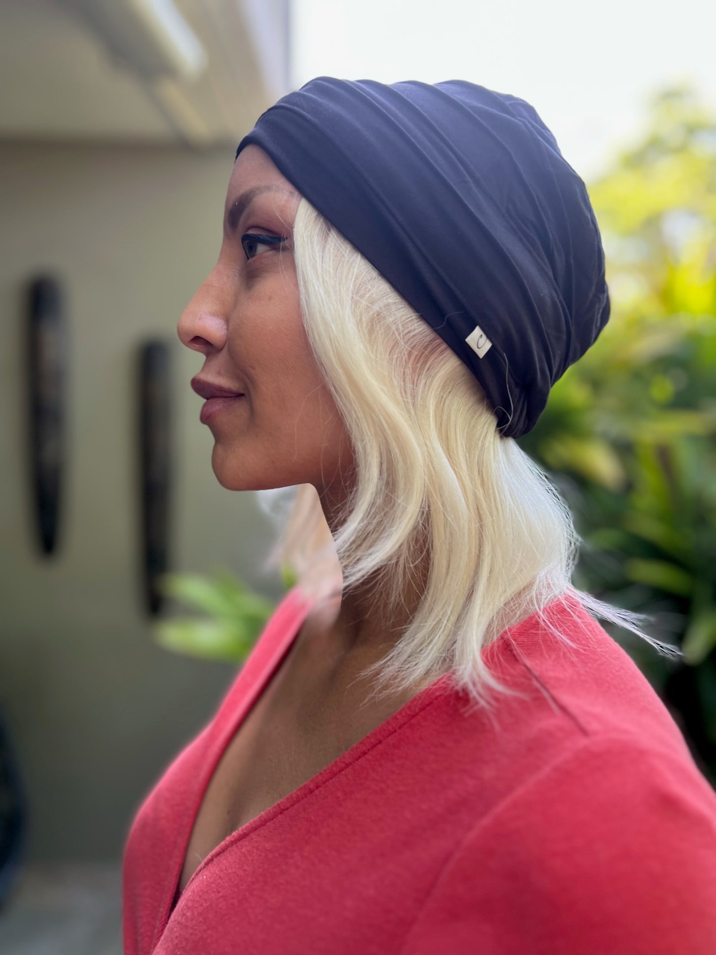 Christine "Yoga" Beanie - Black Essential Headwear for Chemo