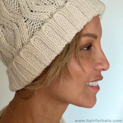 Human Hair Side Fringes for Under Hats (Front Pieces) - Hair For Hats