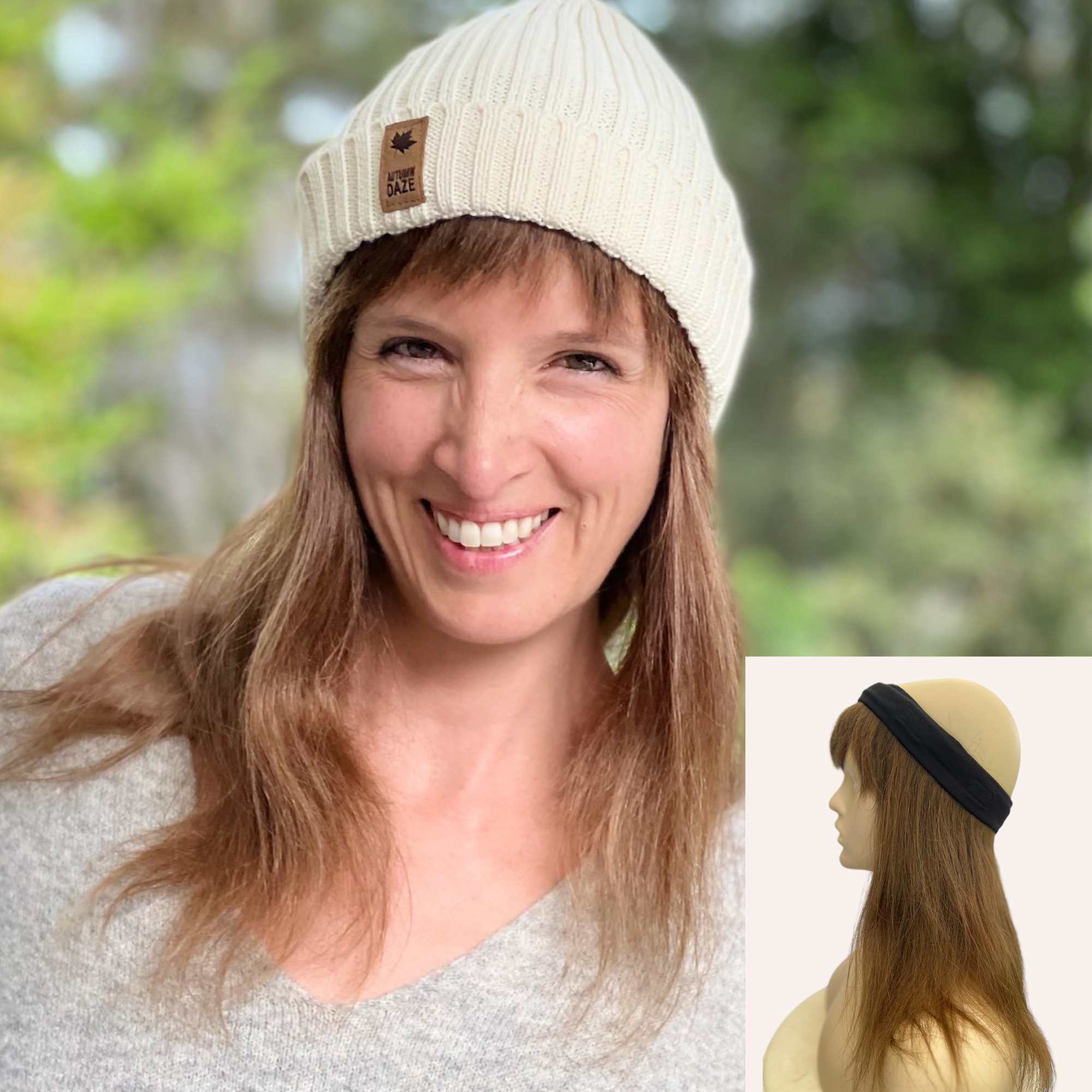 Human Hair Halo Wigs for Under Hats Comfort through Chemo and Alopec Hair For Hats