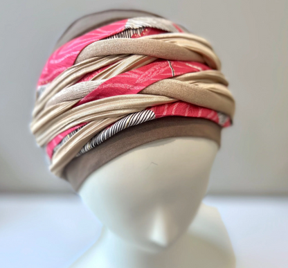 Christine Boho Spirit Headbands - Instant Scarf Over Bamboo Beanie