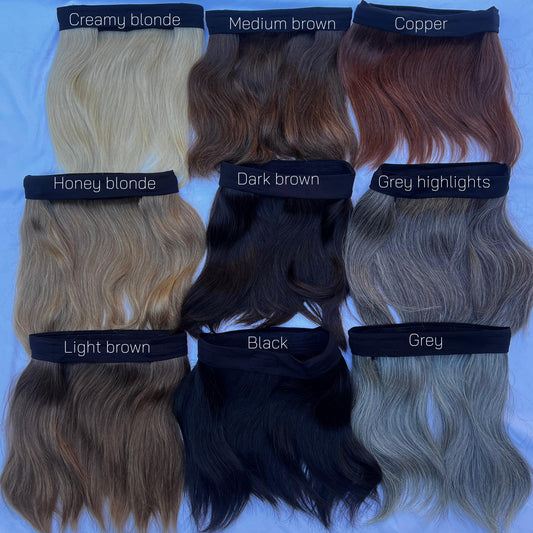 Human Hair Wig Bands (Back Pieces) - Hair For Hats