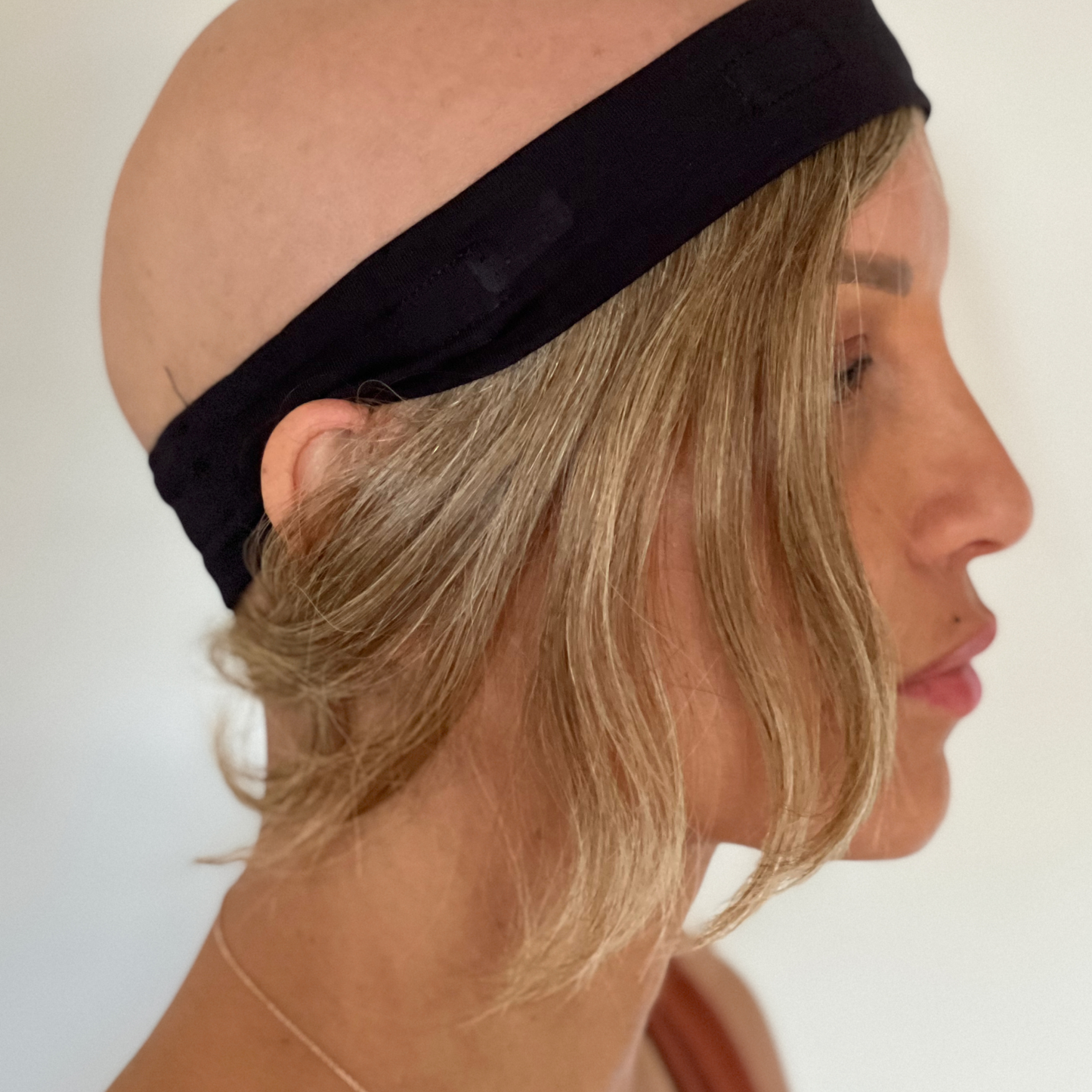 Human Hair Hat Wig Side-Fringes - Front Piece