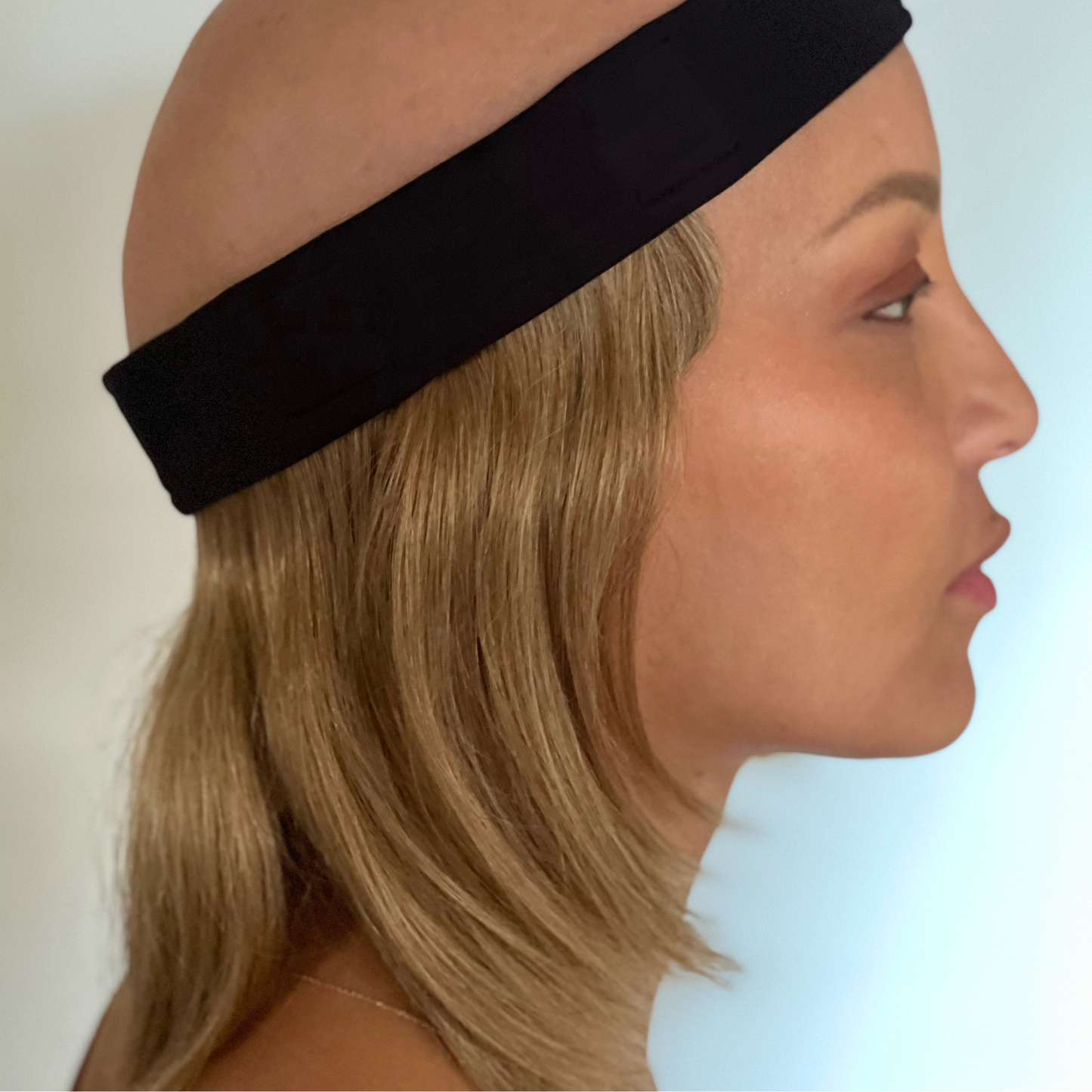 Human Hair Hat Fall Wig Band - Back Pieces